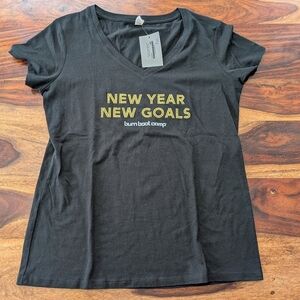 Black T-Shirt - New Year New Goals